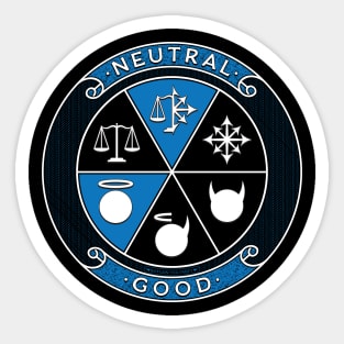 Neutral Good Sticker